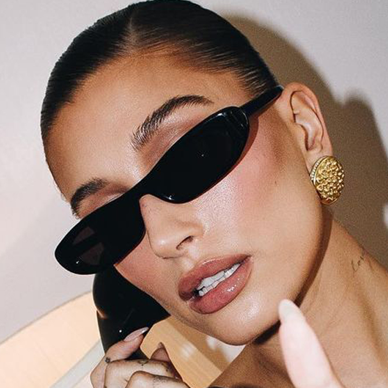 Decorative Mirror - Small Frame Oval Sunglasses Women Brand