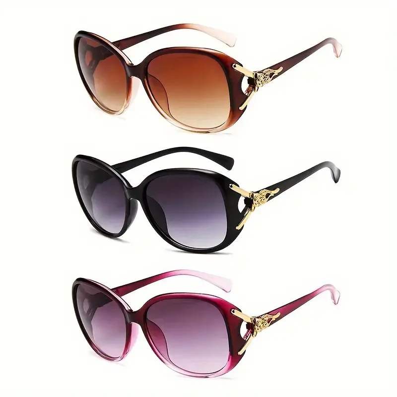 Decorative Mirror - 1//3PCS Fashion Oversized Summer Traveling Sunglasses