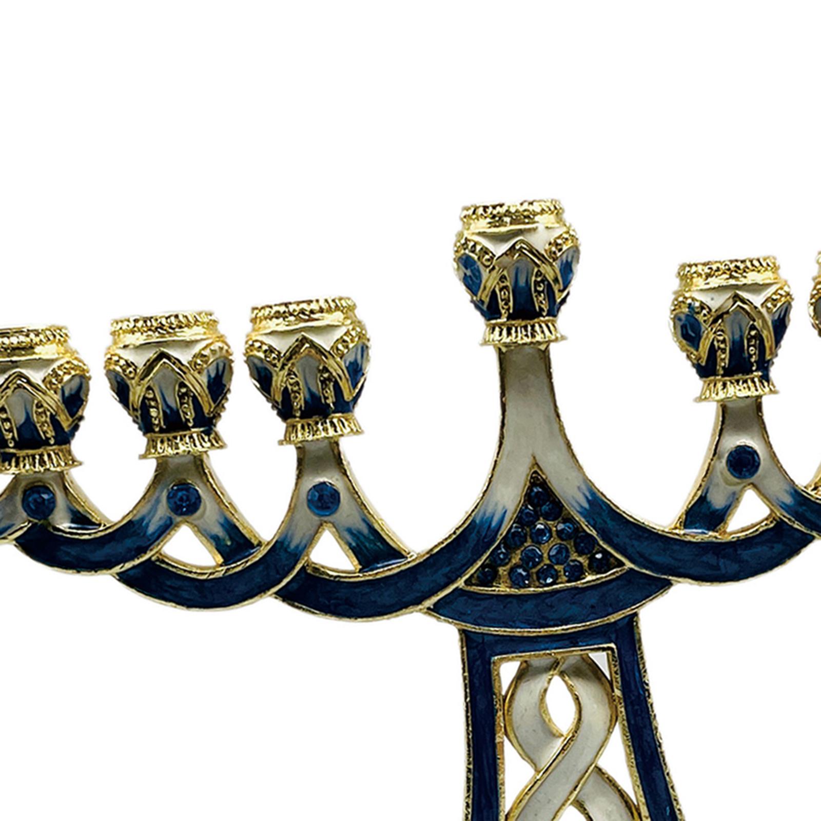 Enameled Menorah Candle Holder - Candle Holder Decor review and price