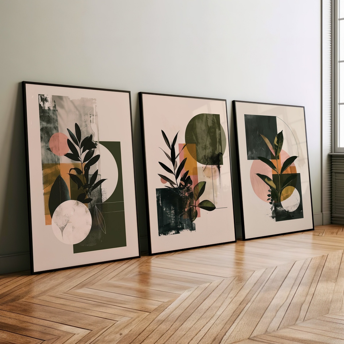 3pcs/set Boho Geometric Abstra - Abstract Canvas Set review and price