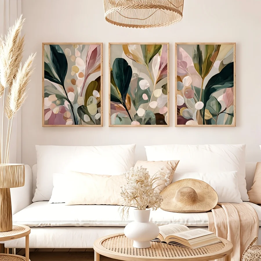 Large-sized 3pcs/set Bohemian  - Abstract Canvas Set review and price