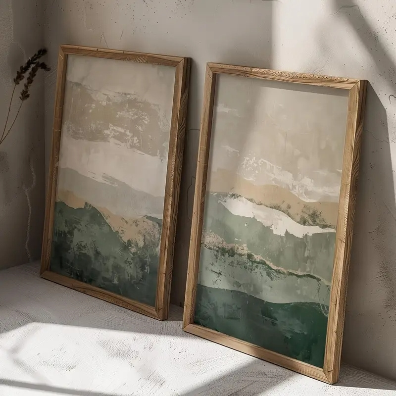 2pcs/set Wabi Sabi Abstract Ge - Abstract Canvas Set review and price