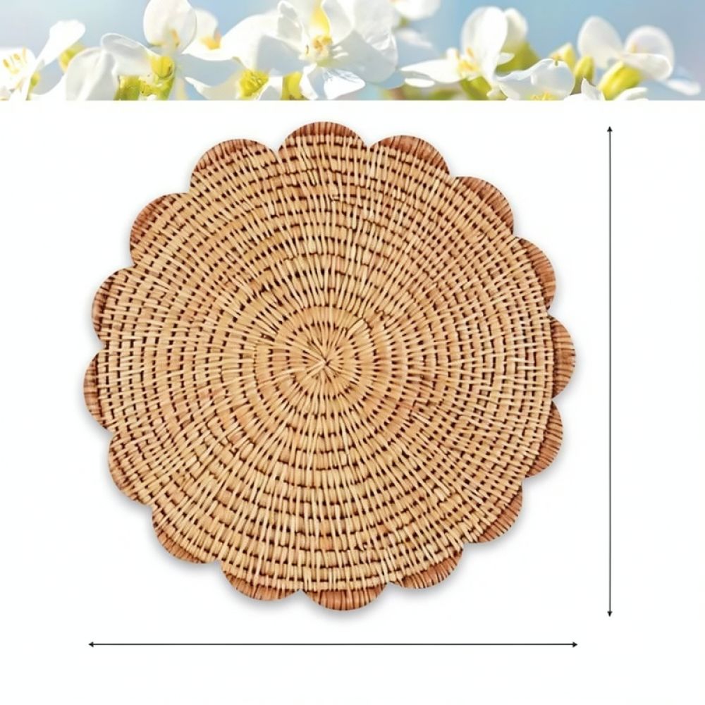 Printed Linen Placemat Lace Tr - Table Runner review and price
