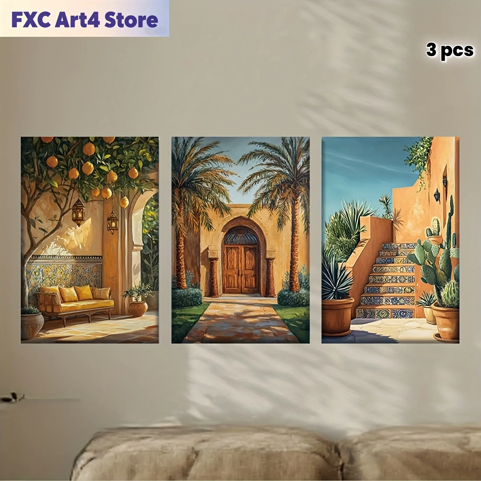 Frameless[JIT]3pcs/set, Canvas - Abstract Canvas Set review and price
