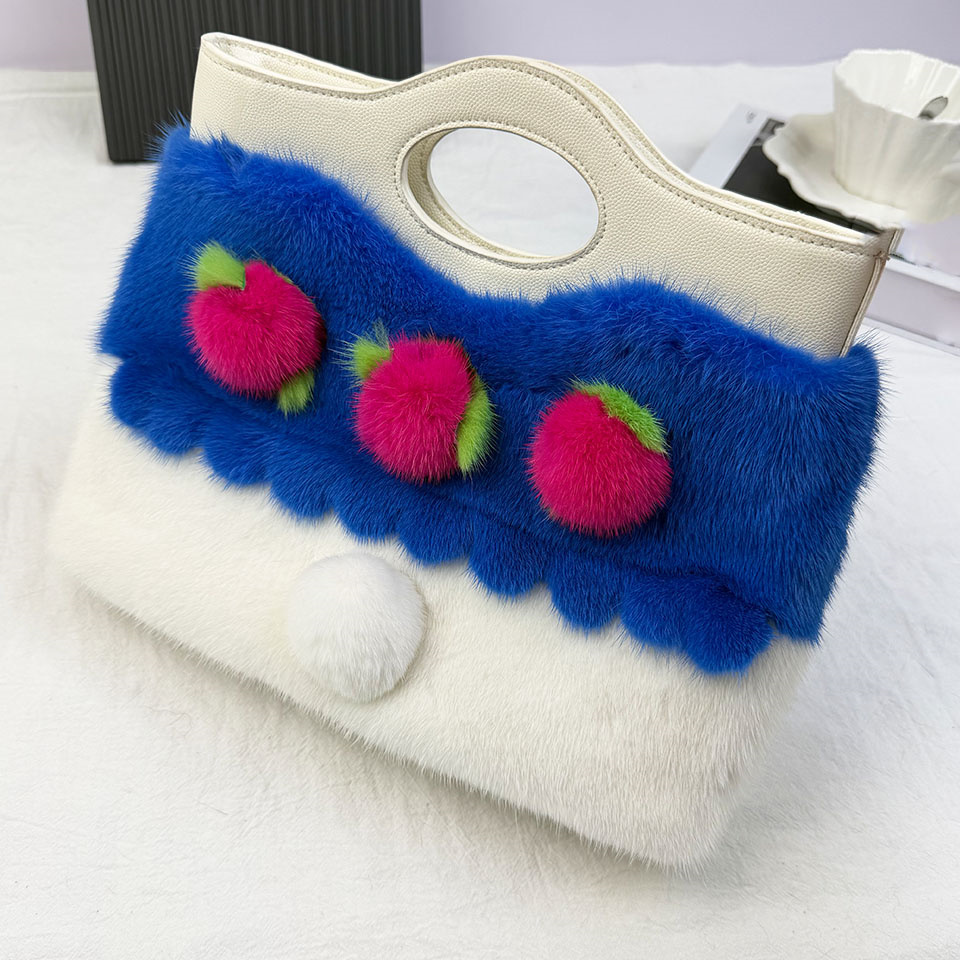 Luxury Mink Fur Tote Bag Women - Interior Design High End review and price