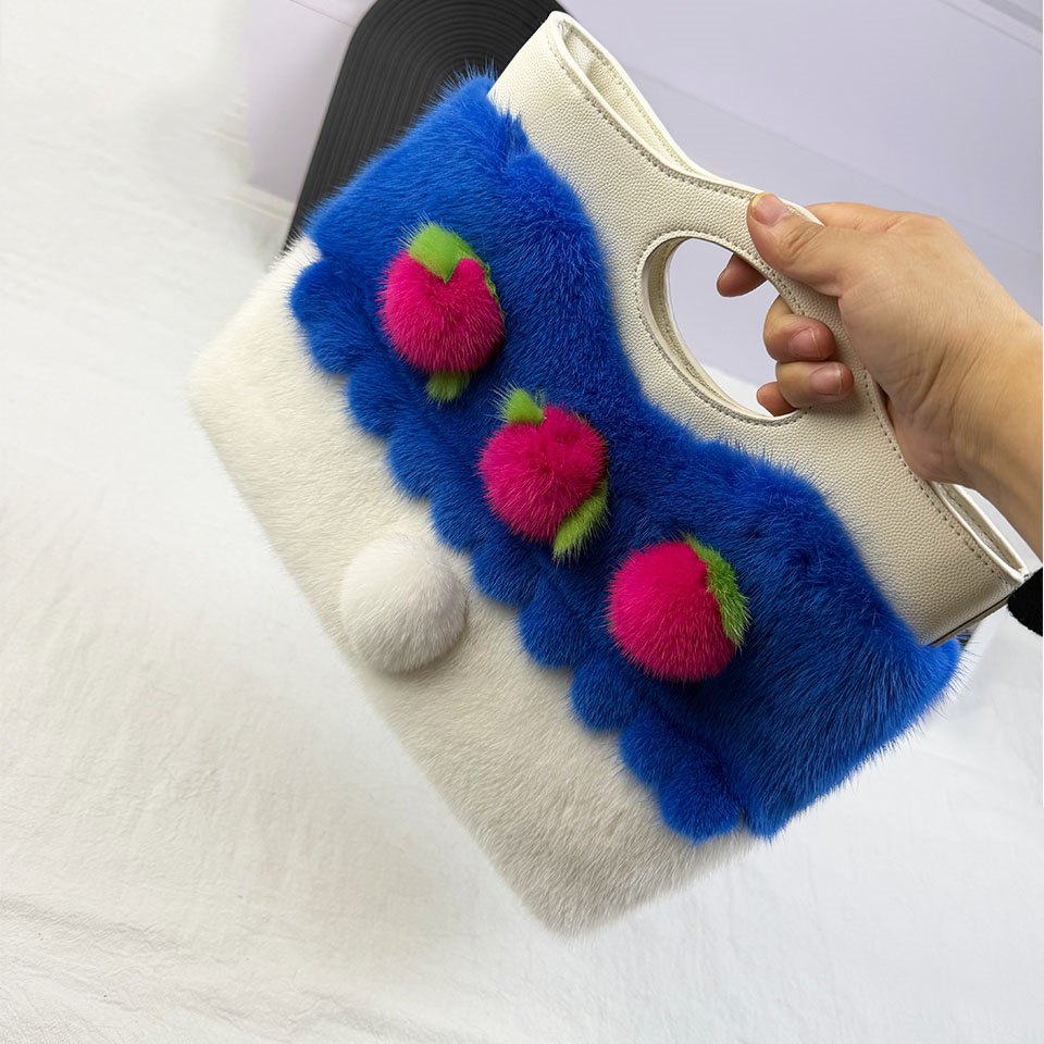 Luxury Mink Fur Tote Bag Women - Interior Design High End review and price