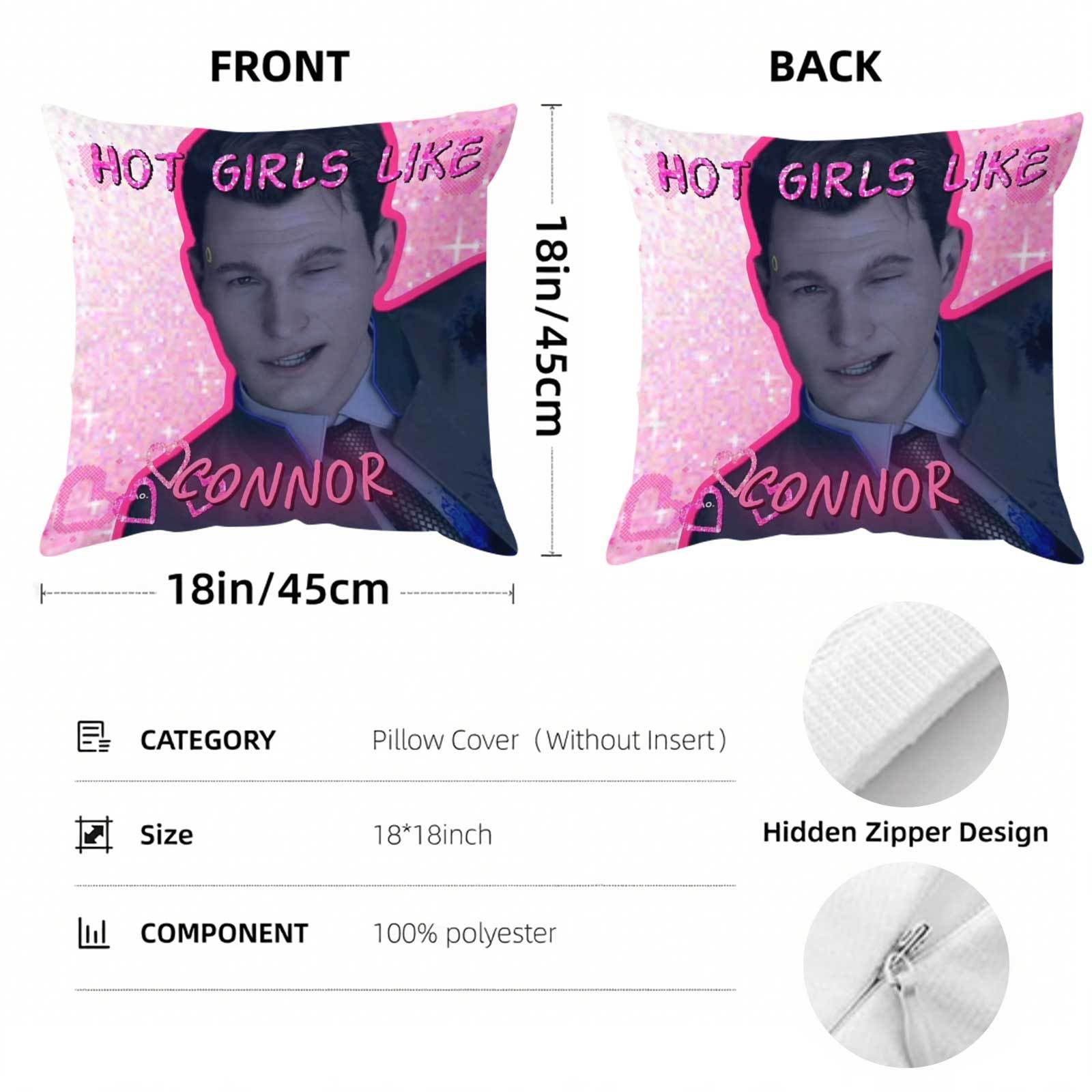 Customize 1pc CONNOR SO HOT Pi - Throw Pillow review and price