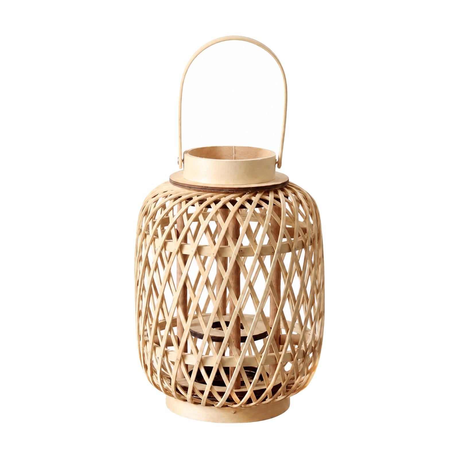 Bamboo Candle Lantern Holder H - Candle Holder Decor review and price