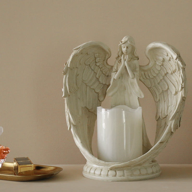 WW resin angel electronic cand - Candle Holder Decor review and price