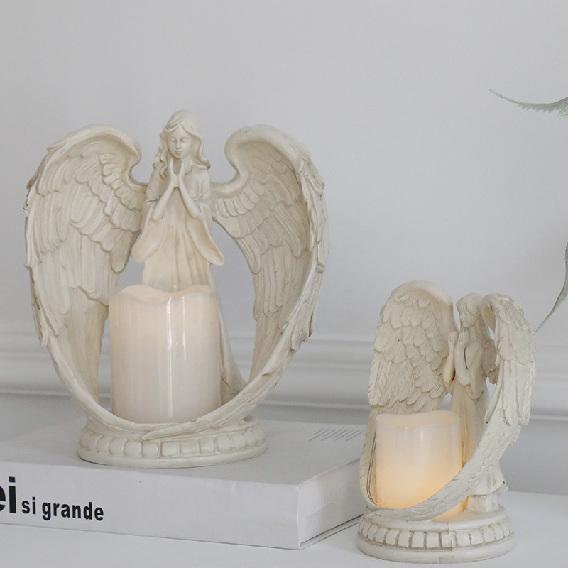 WW resin angel electronic cand - Candle Holder Decor review and price