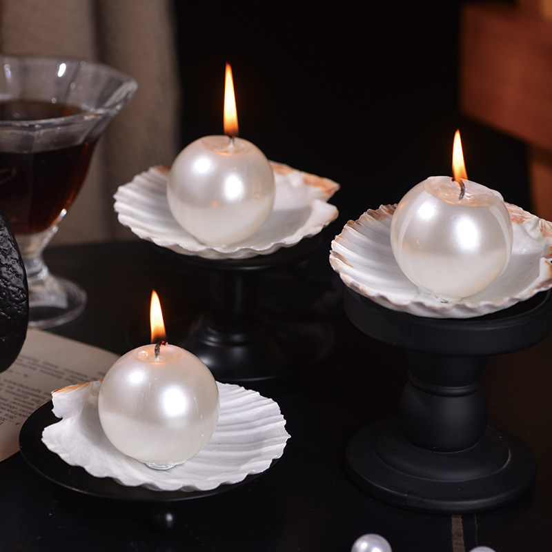 Elegant Pearl Ball Candles wit - Candle Holder Decor review and price