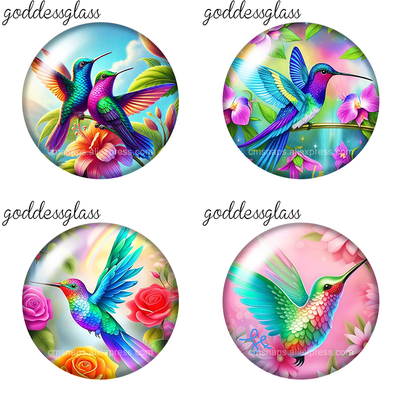 Flying Hummingbird Flowers 10p - Vase Decor review and price