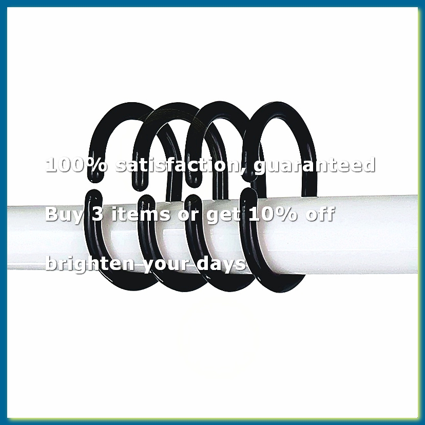 24 PCS Shower Curtain Rings Pl - Curtain Curtain review and price