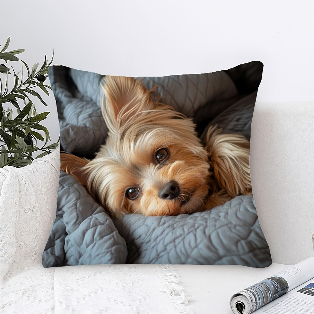 Customize 1pc Yorkshire Terrie - Throw Pillow review and price