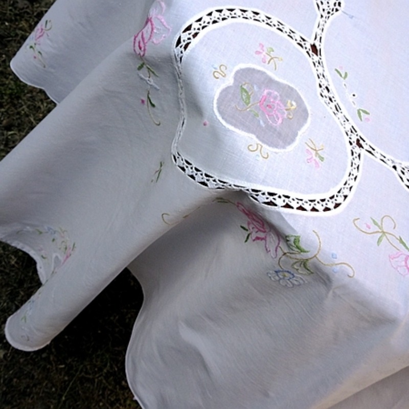Pure cotton small machine embr - Table Runner review and price