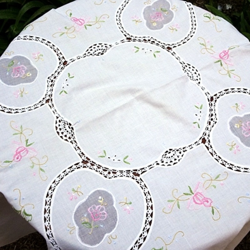 Pure cotton small machine embr - Table Runner review and price