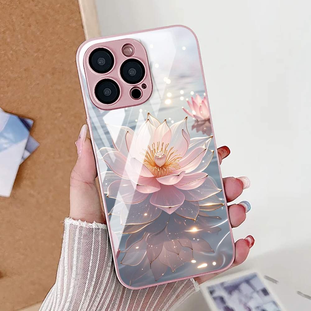 Lotus Flower Phone Case For iP - Vase Decor review and price
