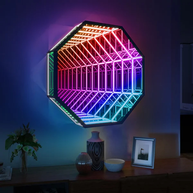Octagon 3D Infinity Mirror Lig - Decorative Mirror review and price